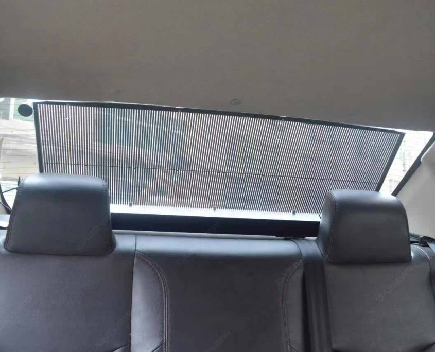 Transparent Car Rear Window LED Display - Dazzview Technology