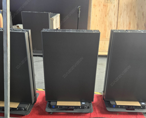 foldable led poster - back