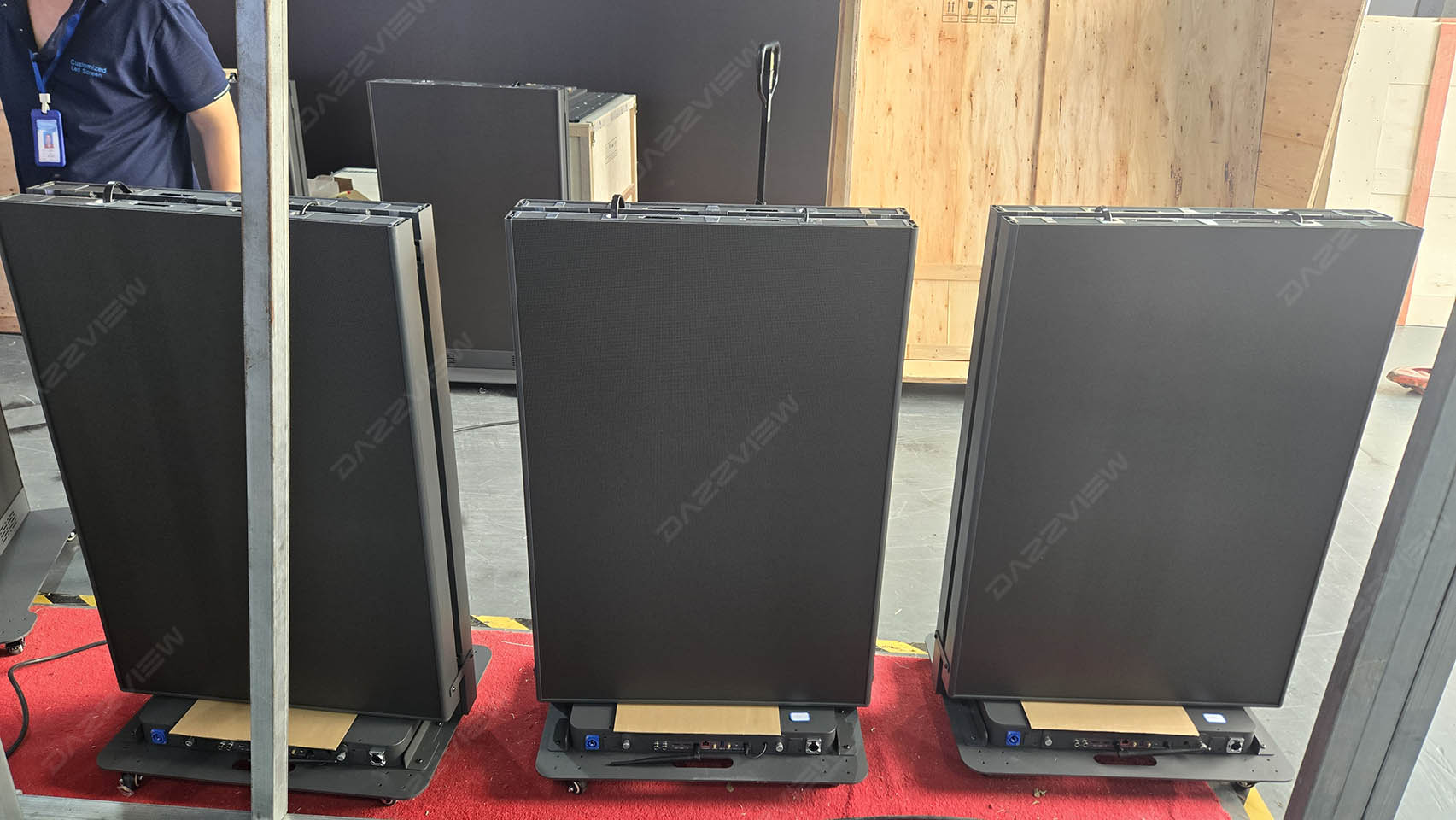 foldable led poster - back