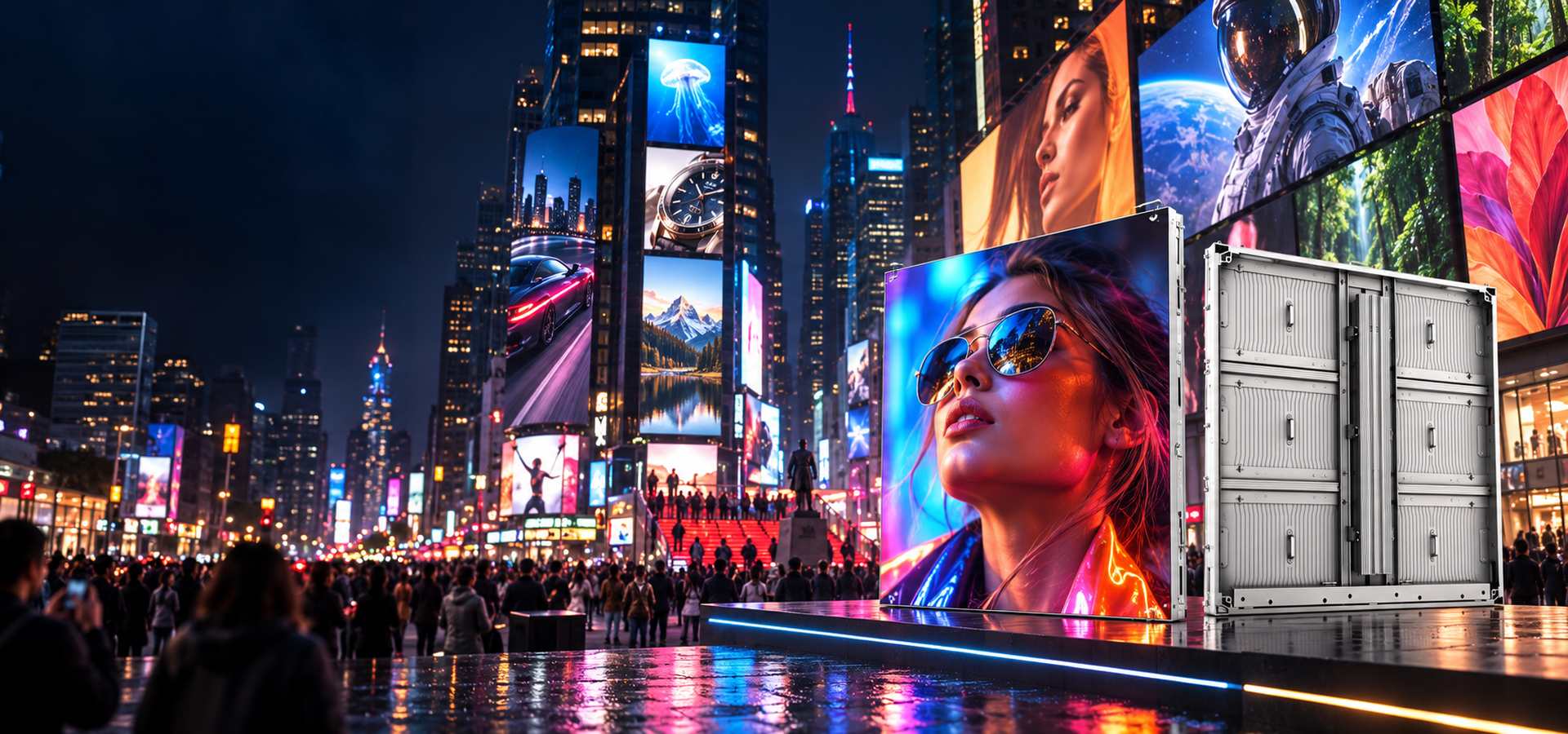 Dazzview DOOH LED display solution for outdoor advertising and digital billboard applications
